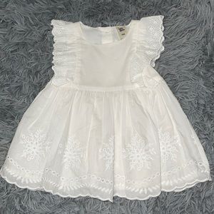 Baby B’gosh 6 Month White Dress